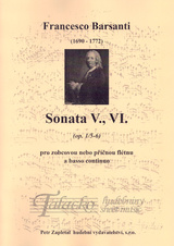 Sonata V., VI. (op. 1/5-6) pro zobcovou nebo příčnou flétnu a basso continuo